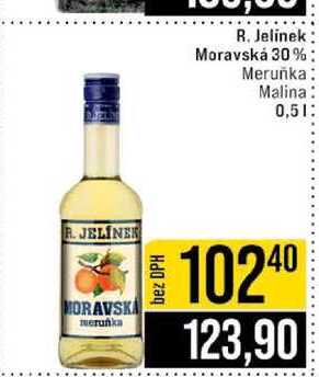 R. Jelinek Moravská 30% Meruňka Malina 0,5l