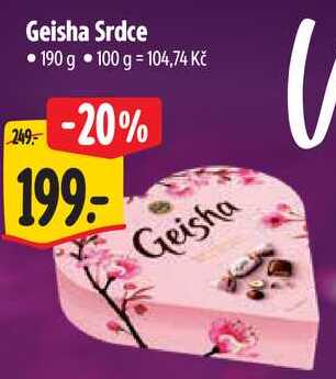 Geisha Srdce, 190 g