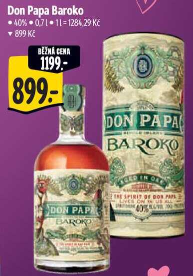 Don Papa Baroko, 0,7 l