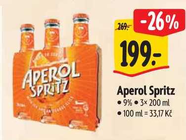 Aperol Spritz, 3x 200 ml