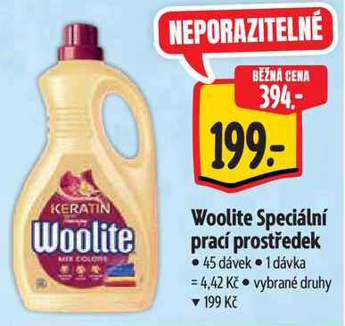 Woolite Speciální prací prostředek, 45 dávek 