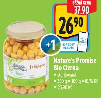 Nature's Promise Bio Cizrna, 350 g