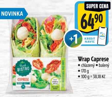 Wrap Caprese, 170 g