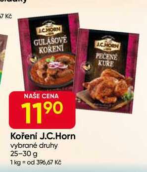 J.C.Horn Koření vybrané druhy 25-30 g