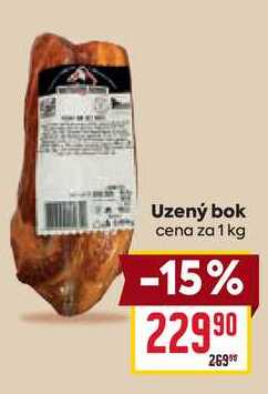 Uzený bok cena za 1 kg 