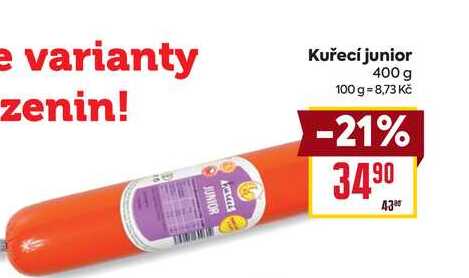 Kuřecí junior 400 g 