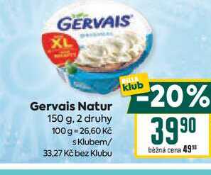 Gervais Natur 150 g