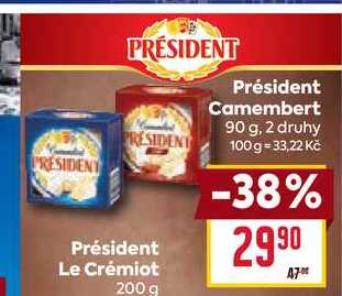 Président Camembert 90 g