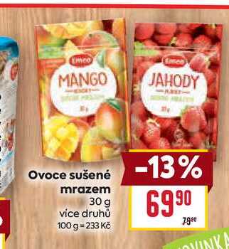 Ovoce sušené mrazem 30 g