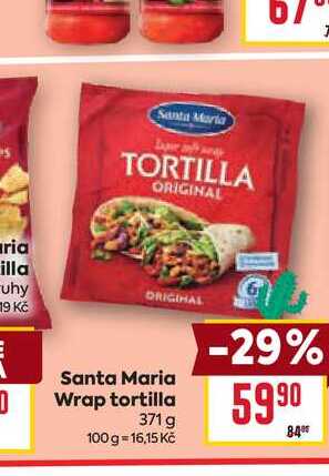 Santa Maria Wrap tortilla 100g