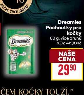 Dreamies Pochoutky pro kočky 60 g