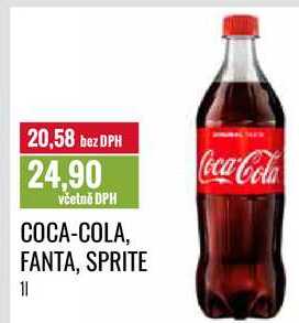 COCA-COLA, FANTA, SPRITE 1l