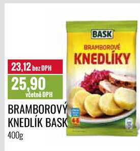 BRAMBOROVÝ KNEDLÍK BASK 400g 