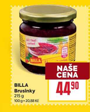 BILLA Brusinky 215 g