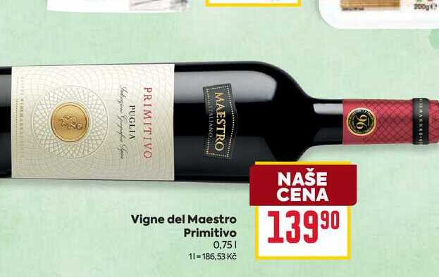 Vigne del Maestro Primitivo 0,75l
