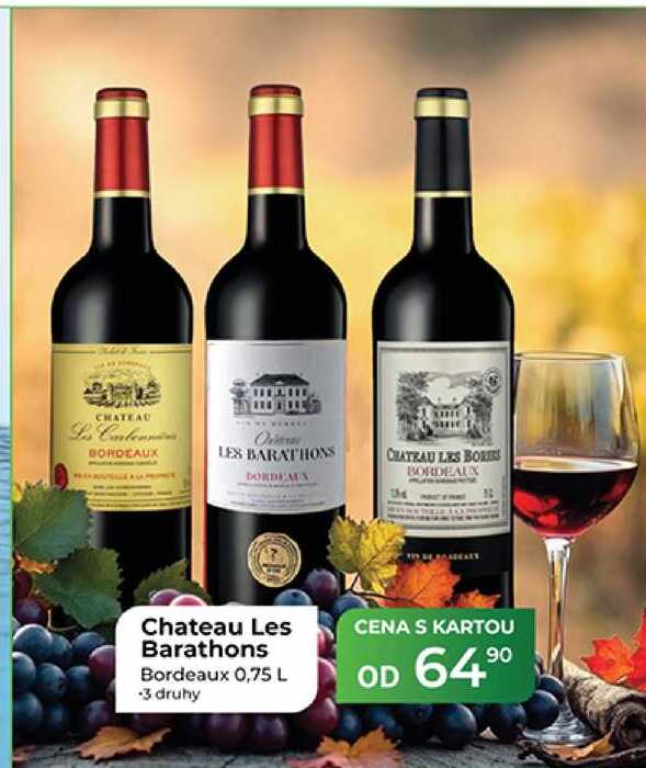 Chateau Les Barathons Bordeaux 0,75 L  