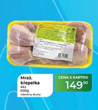 Mraž křepelka 4ks 600g 