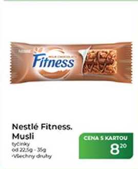 Nestlé Fitness. Musli tyčinky od 22.5g 35g  
