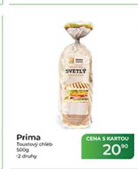 Prima Toustový chléb 500g