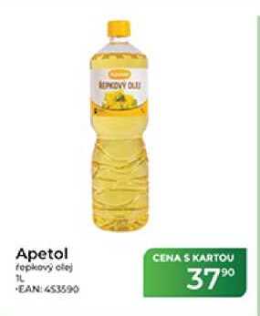 Apetol řepkový olej 1 L