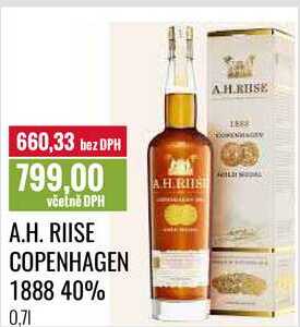 A.H. RIISE COPENHAGEN 1888 40% 0,7l