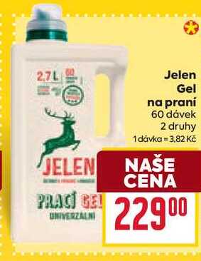 Jelen Gel na praní 60 dávek 