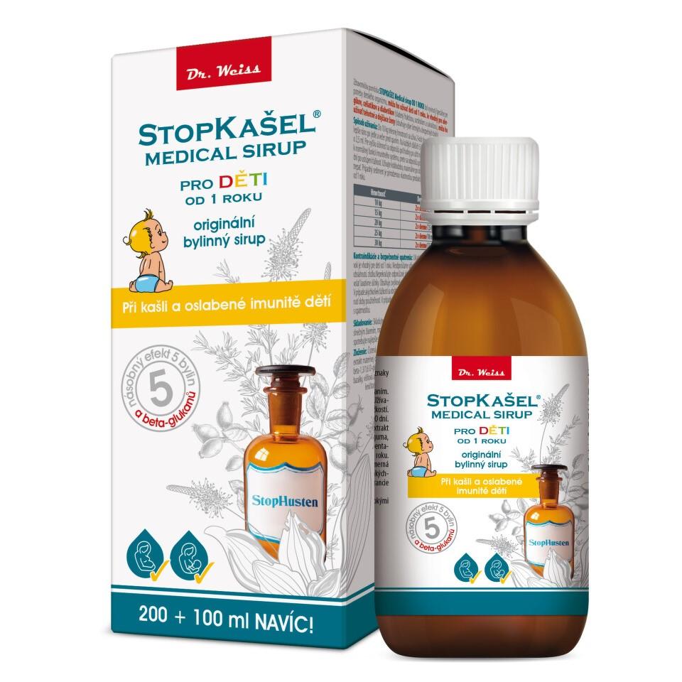 Stopkašel Medical sirup od 1 roku 200+100ml navíc
