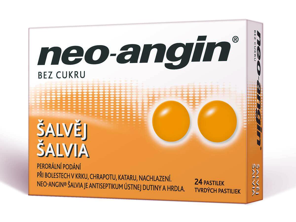 Neo-angin šalvěj 24 pastilek