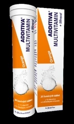 Additiva Multivitamin + mineral Orange 20 šumivých tablet