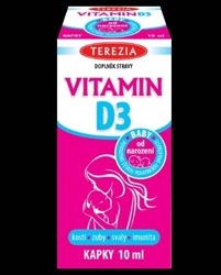 TEREZIA Vitamin D3 BABY 400 IU kapky 10 ml