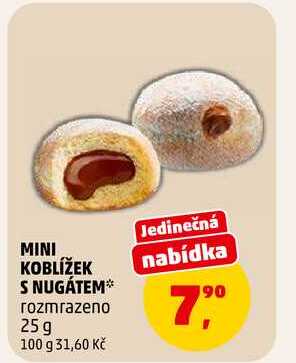 MINI KOBLÍŽEK S NUGÁTEM, 25 g