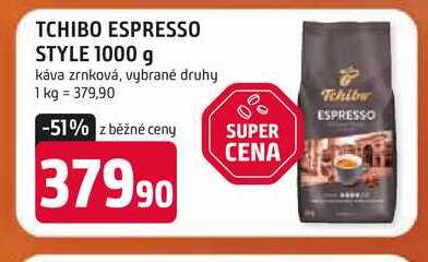 TCHIBO ESPRESSO STYLE 1000 g káva zrnková