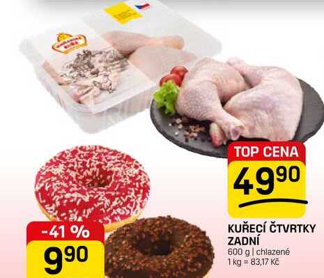 KUŘECÍ ČTVRTKY ZADNÍ 600 g