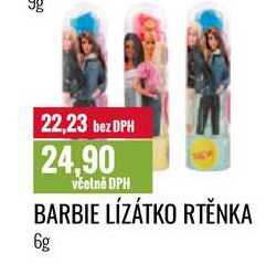 BARBIE LÍZÁTKO RTĚNKA 6g 