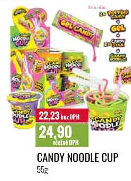 CANDY NOODLE CUP 55g 