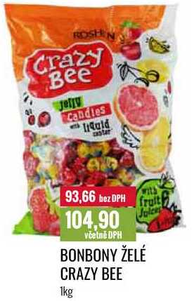 BONBONY ŽELÉ CRAZY BEE 1kg
