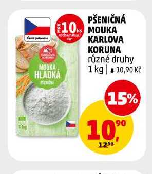 PŠENIČNÁ MOUKA KARLOVA KORUNA, 1 kg