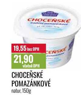 CHOCEŇSKÉ POMAZÁNKOVÉ natur, 150g