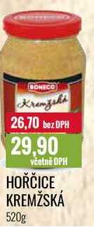 HOŘČICE KREMŽSKÁ 520g 