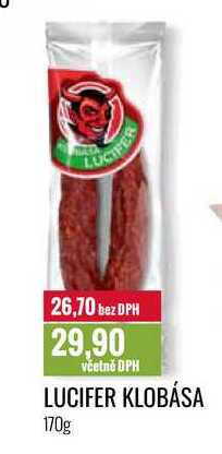 LUCIFER KLOBÁSA 170g