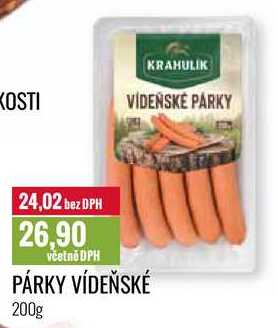 PÁRKY VÍDEŇSKÉ 200g