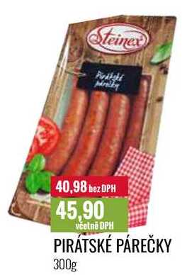 PIRÁTSKÉ PÁREČKY 300g 