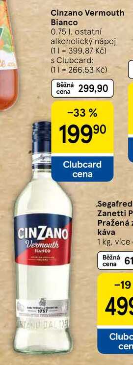 Cinzano Vermouth Bianco, 0.75 l