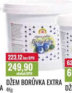 DŽEM BORŮVKA EXTRA 4Kg 