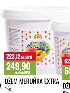 DŽEM MERUŇKA EXTRA 4Kg 