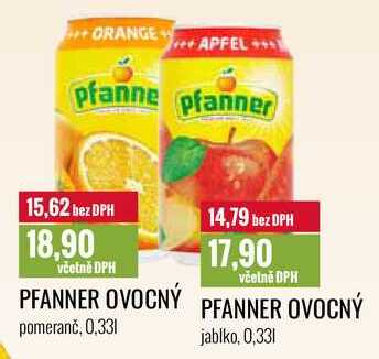 PFANNER OVOCNÝ 0,33l