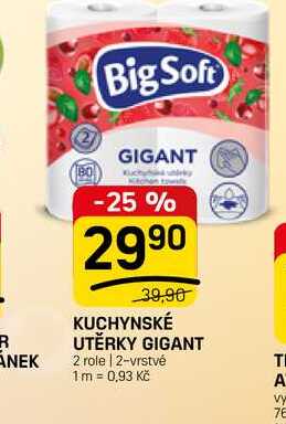 KUCHYŇSKÉ UTĚRKY GIGANT 2 role