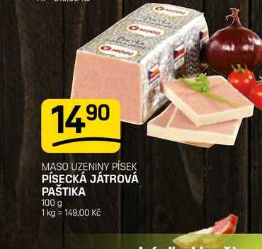 PÍSECKÁ JÁTROVÁ PAŠTIKA 100 g 