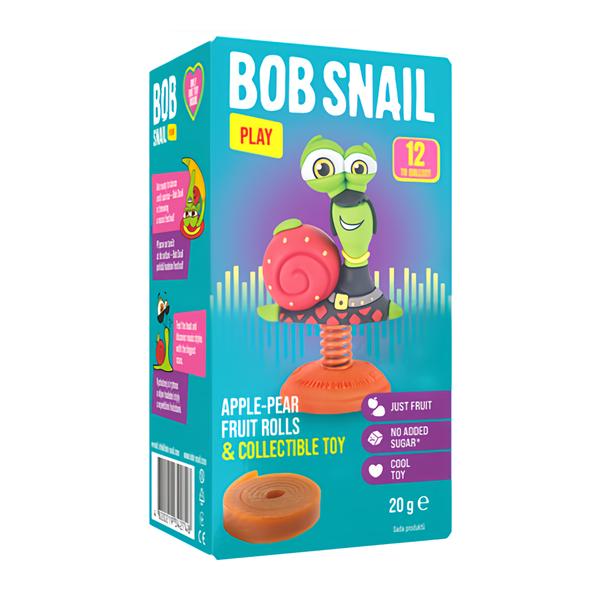 Šnek Bob Jablko-hruška s hračkou