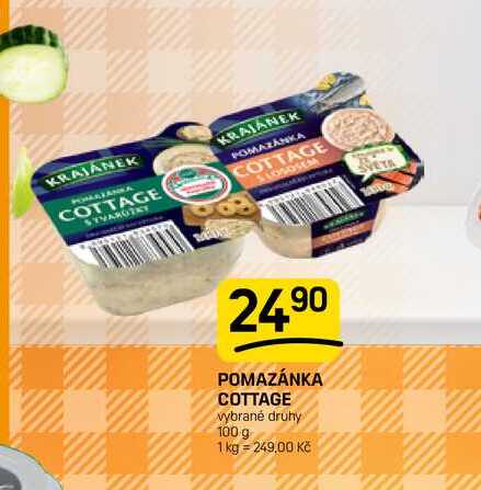POMAZÁNKA COTTAGE vybrané druhy 100 g  